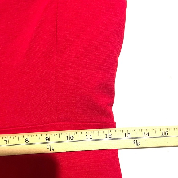 Lulus Chic Red Sleeveless Bodycon Midi Dress Size Small - Picture 12 of 12
